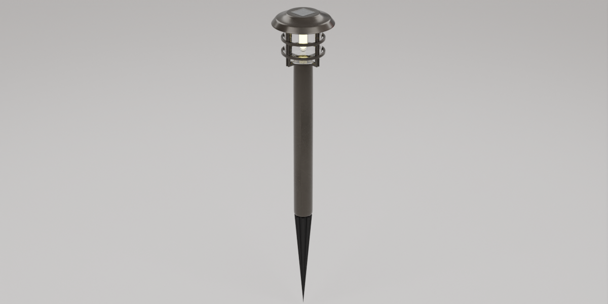 3D Solar-Powered Garden Light - Works in Progress - Blender Artists ...
