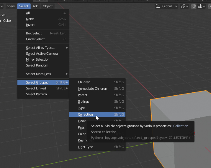 Select objects in the collection, in 3D view port - Basics & - Blender Artists Community