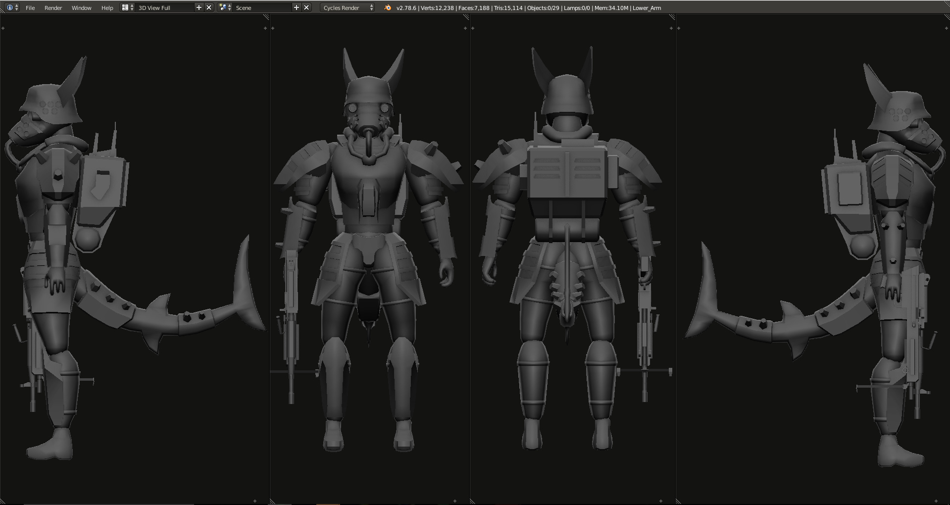 How To Make Roblox Armor In Blender