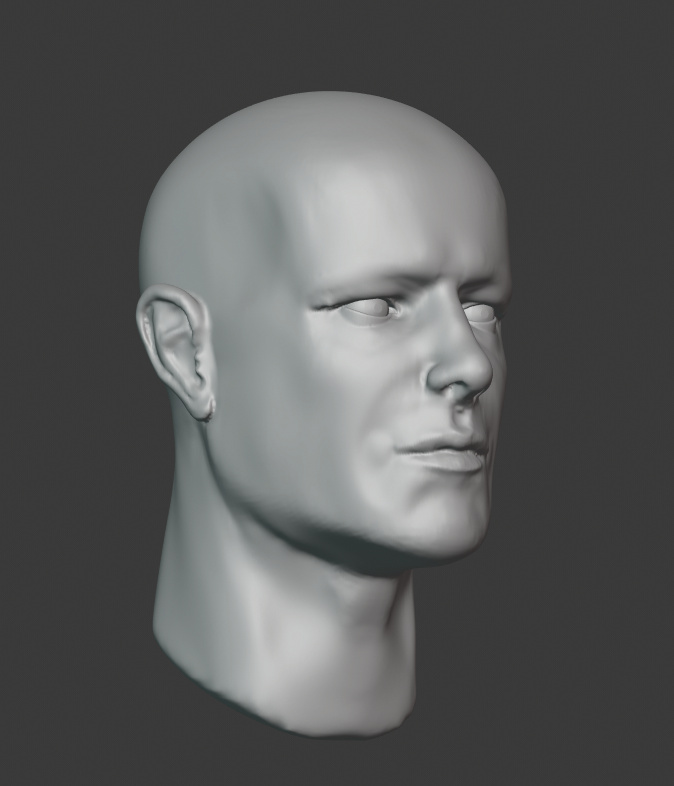 Head sculpting practice - #17 by Daffy - Works in Progress - Blender ...