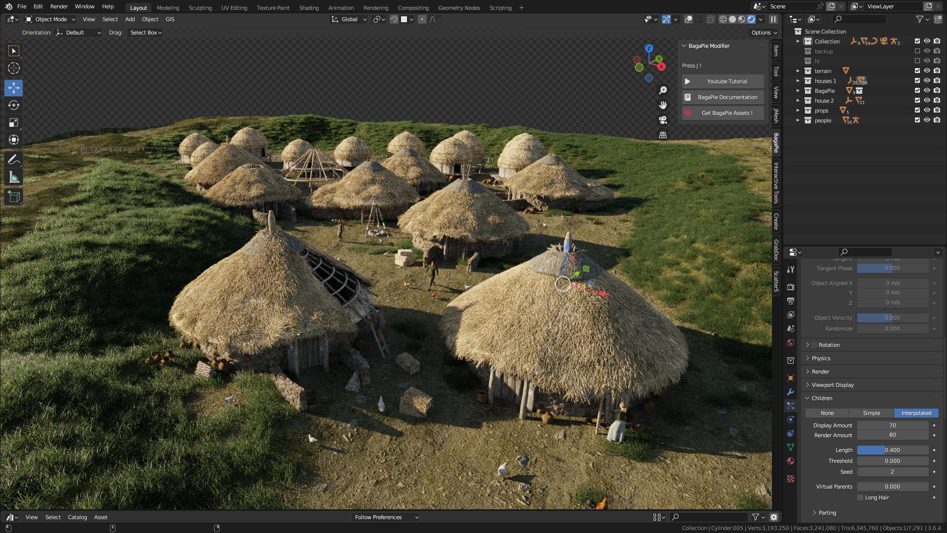 Bronze Age Village - Finished Projects - Blender Artists Community