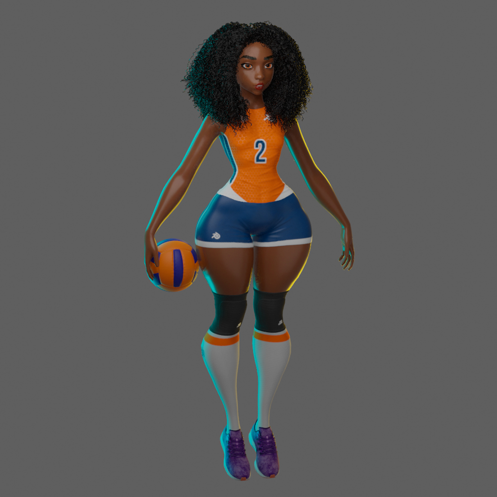 Maria - Volleyball Athlete - Focused Critiques - Blender Artists Community