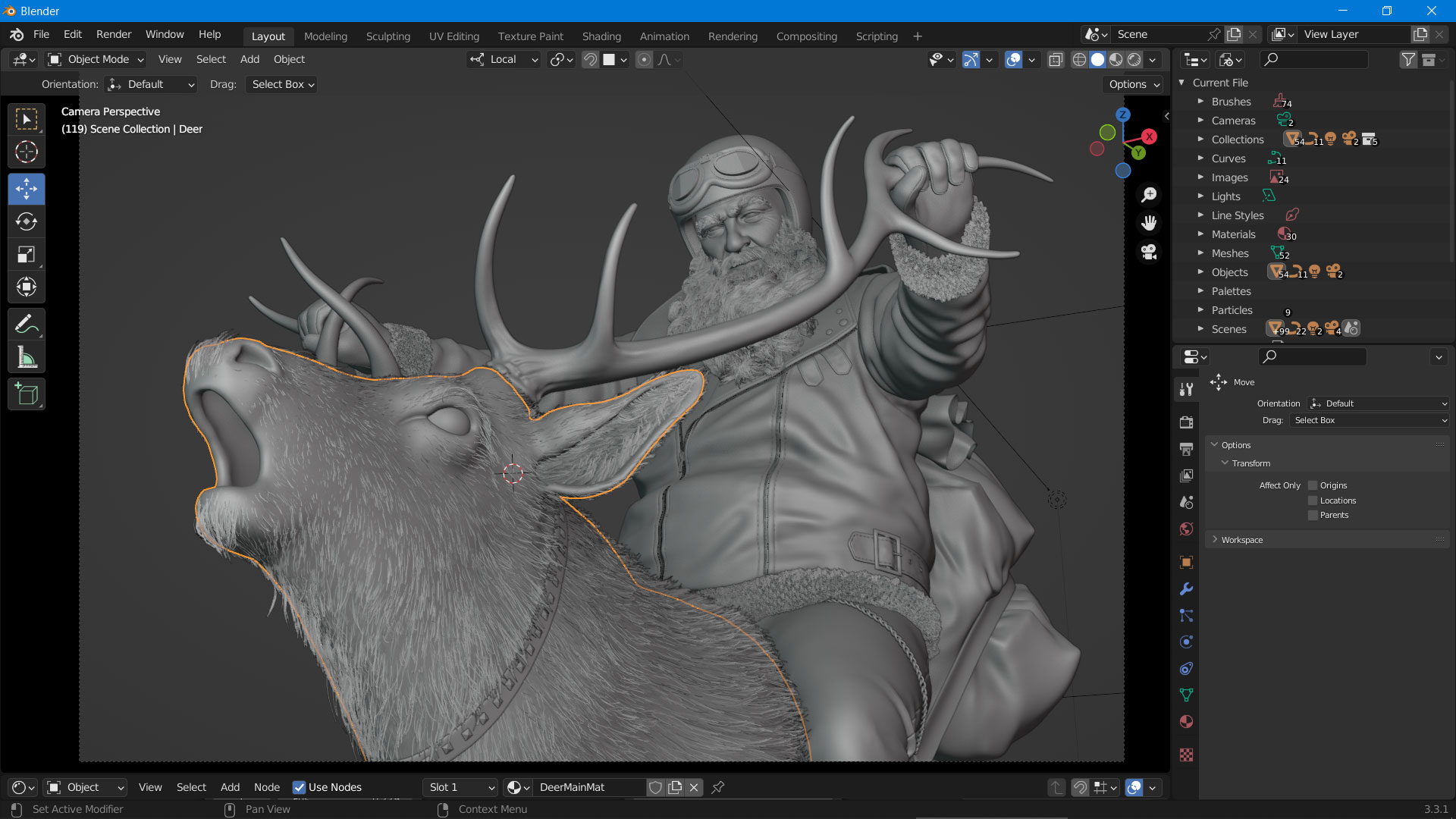 Deer Rider Deer rider - Finished Projects - Blender Artists Community