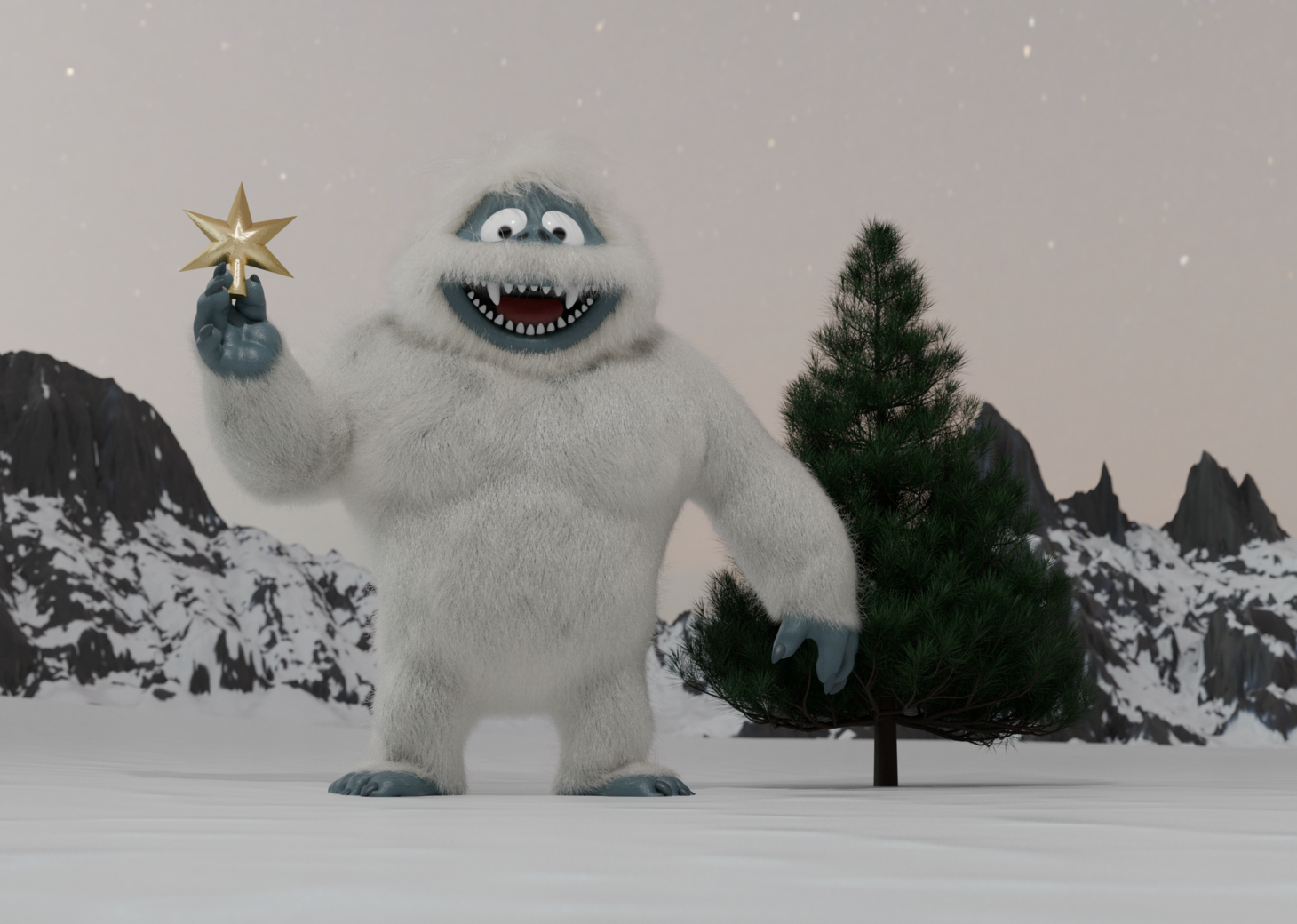 Bumble the Abominable Snowman - Finished Projects - Blender Artists  Community