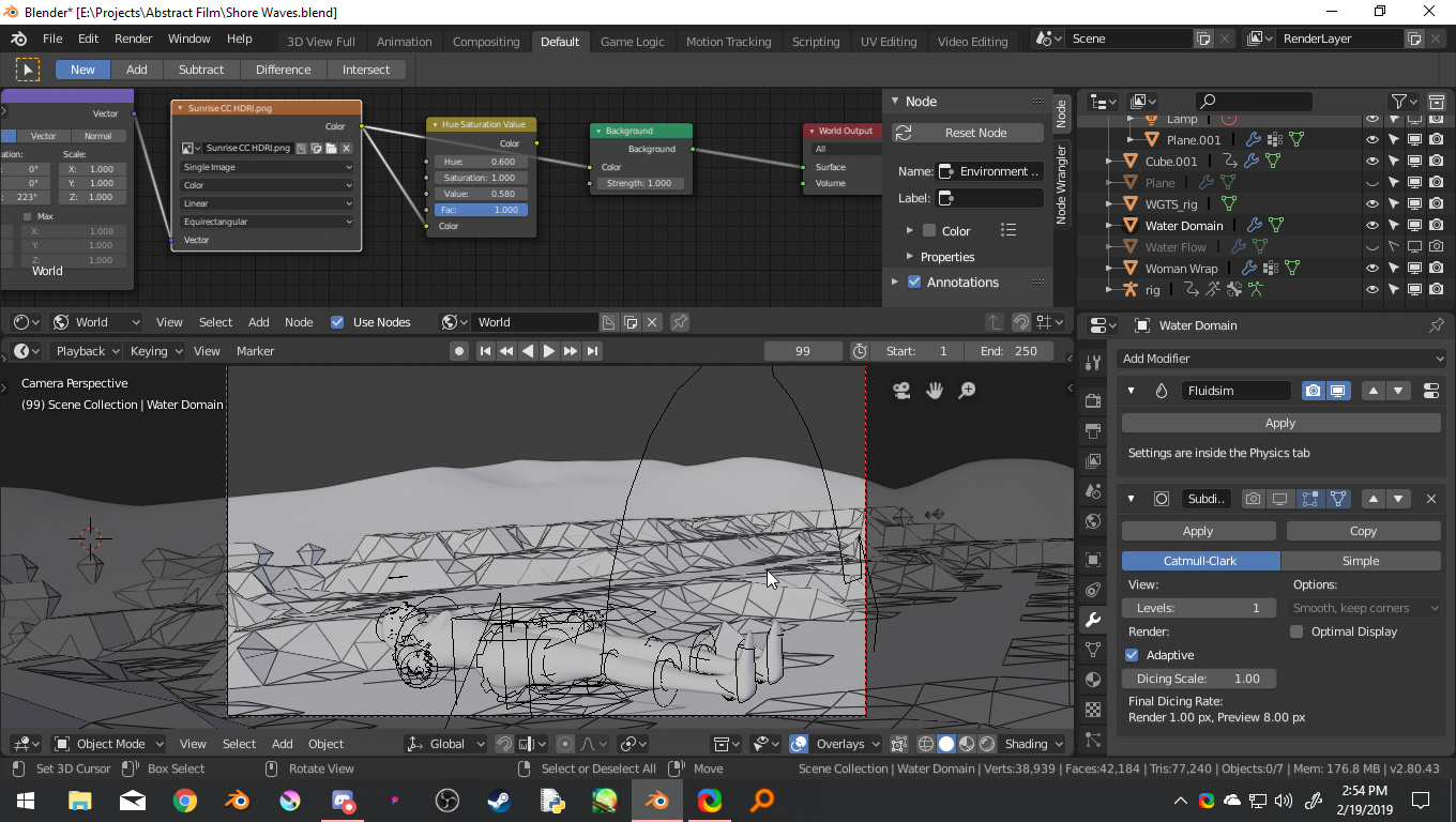 Fluid Simulation - Lots of floating Droplets - Particles and Physics ...