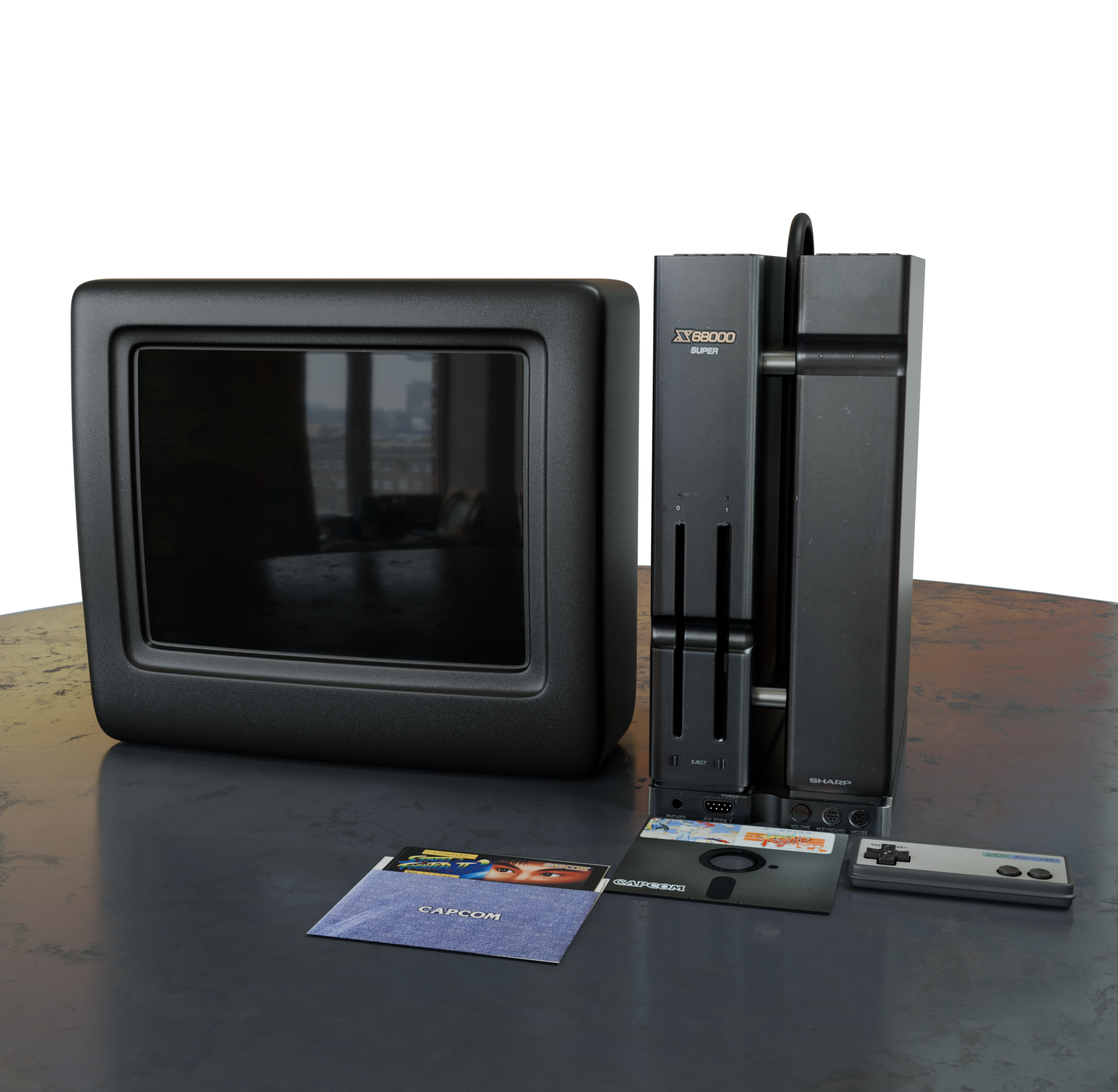 This is the SHARP X 68000 japanese PC - Finished Projects