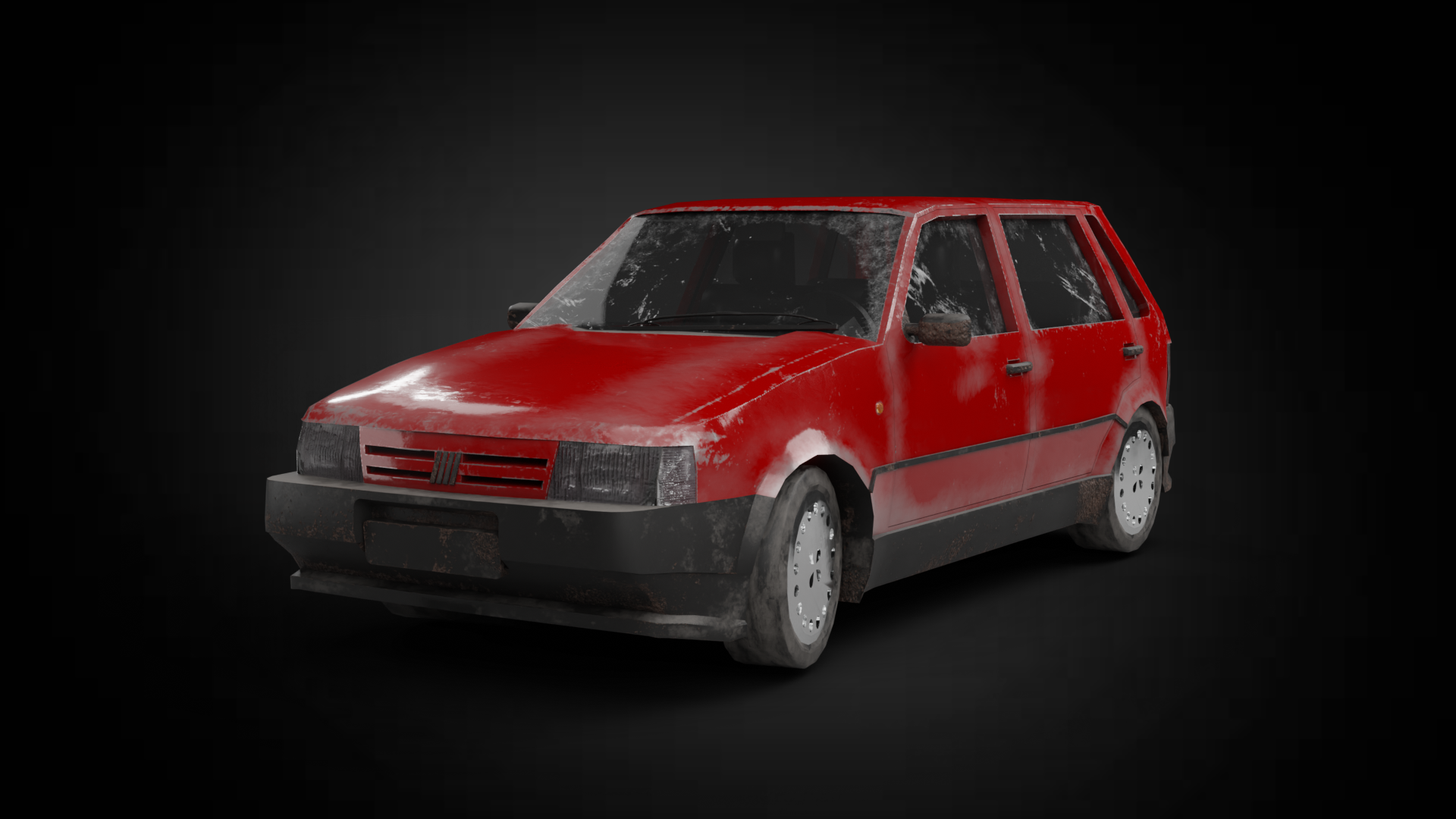 Emblema da fiat do uno 94