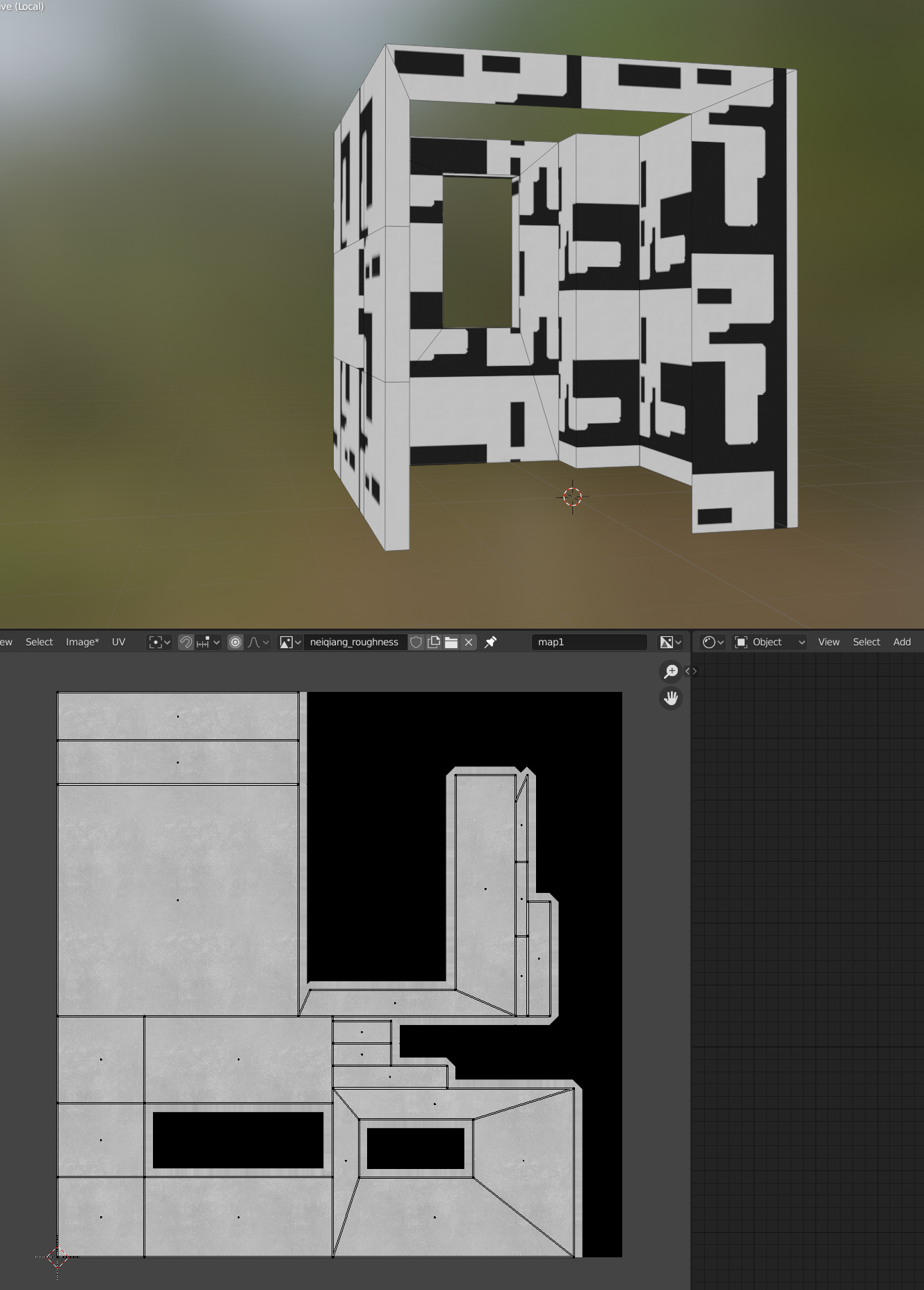 Baking roughness map with mapping scale set to number other than 1 ...