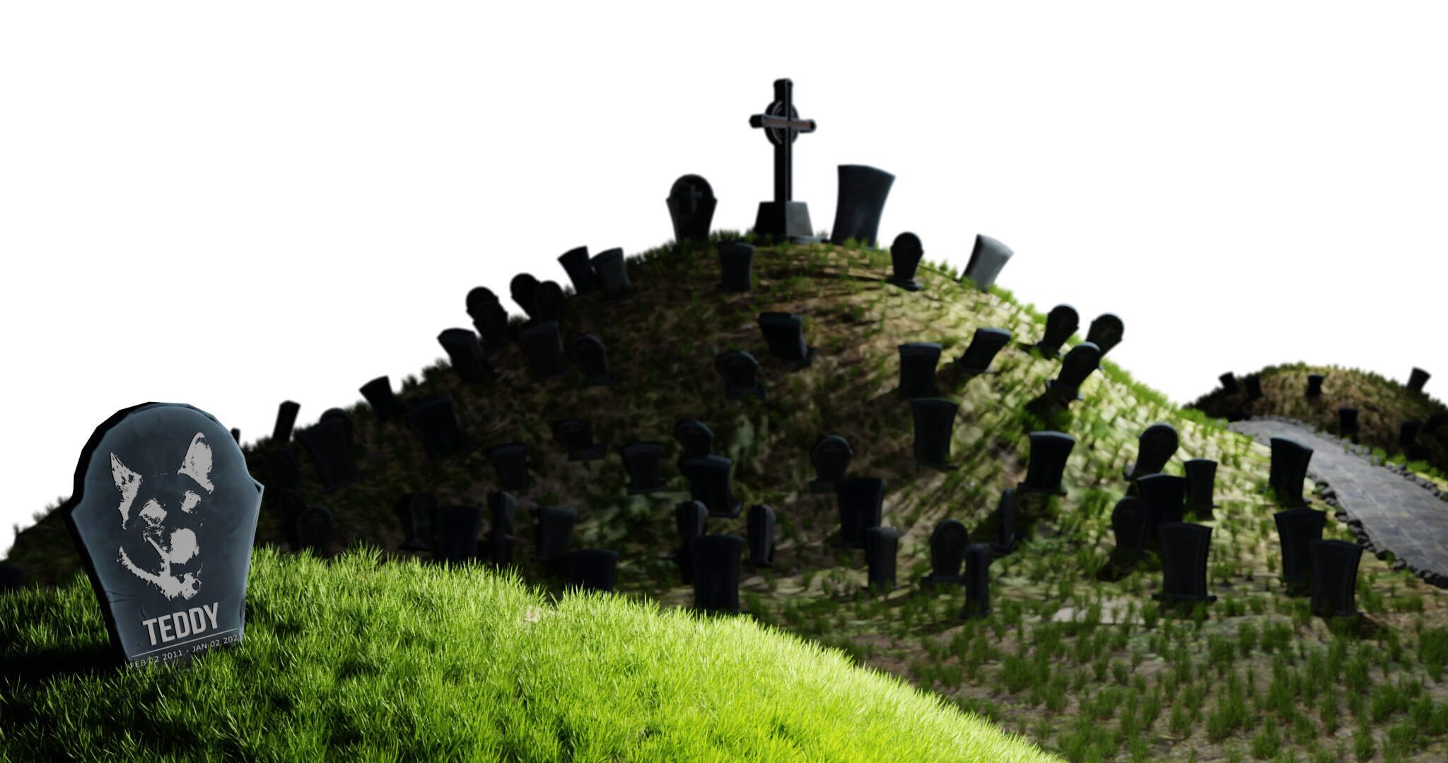 Pet Cemetery Tim Burton Inspired Finished Projects Blender