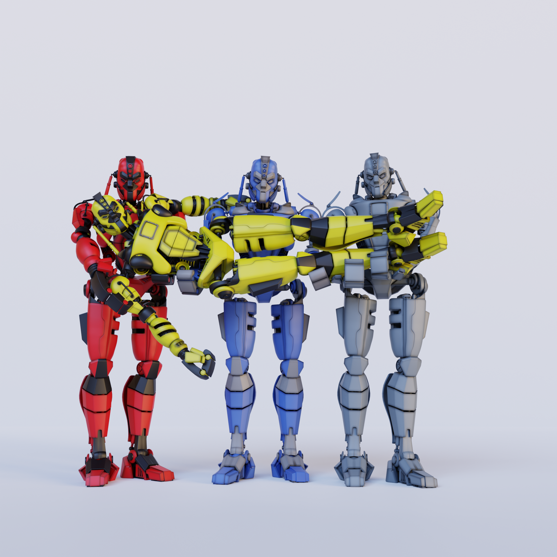 Droids - Finished Projects - Blender Artists Community