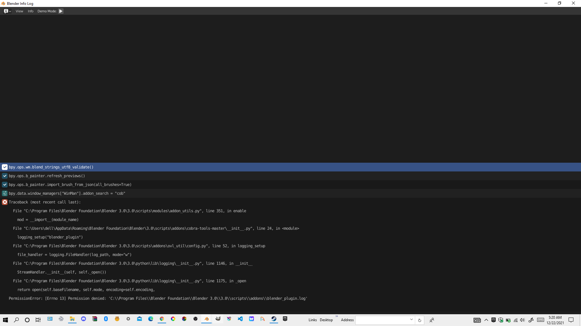Permission Error 13 Permission Denied Cobra Tools Technical Support Permission error 13 permission denied cobra tools technical support