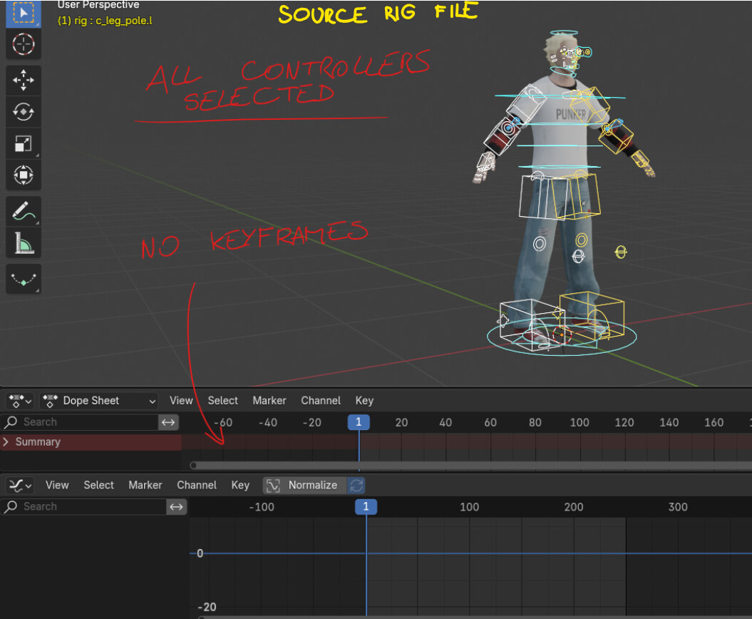 Link Rig Animation Linked rig issue :