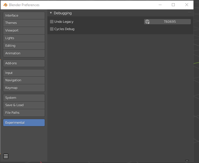 Blender 2.9 Experimental features missing - Technical Support - Blender ...