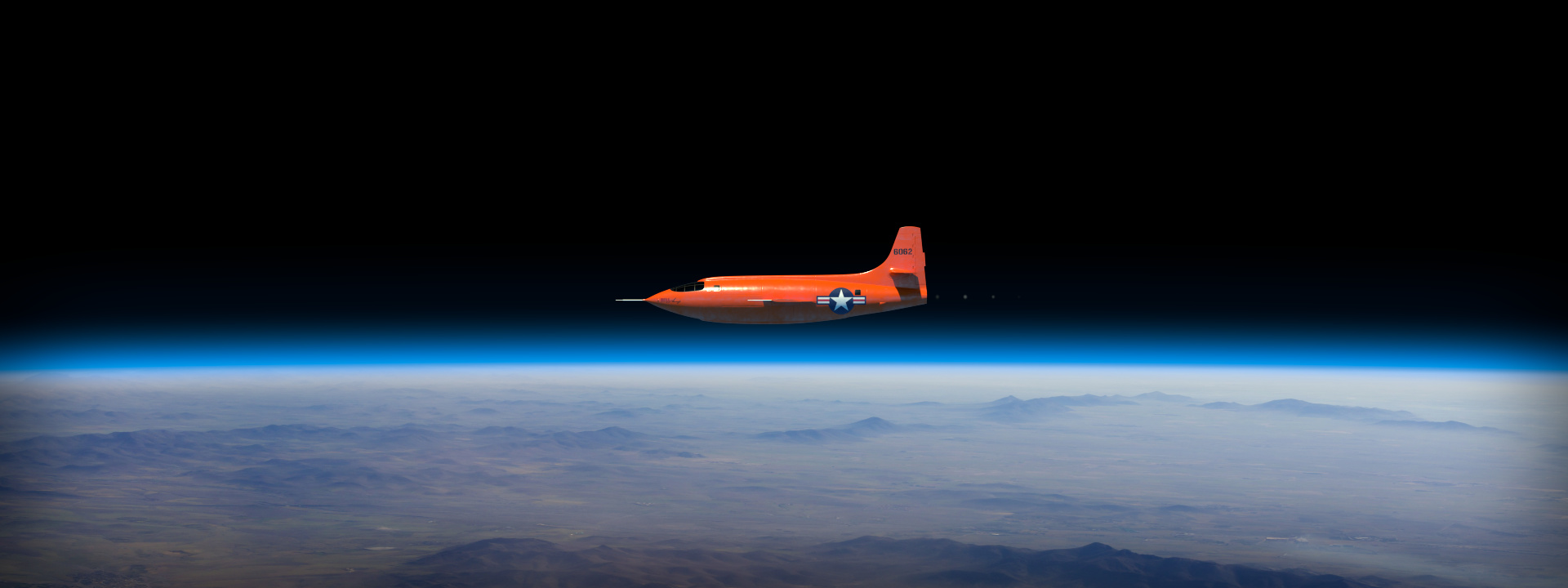 Chuck Yeager In Front Of Bell X-1 'Glamorous Glennis' – 8x10 Photo (EP-661)