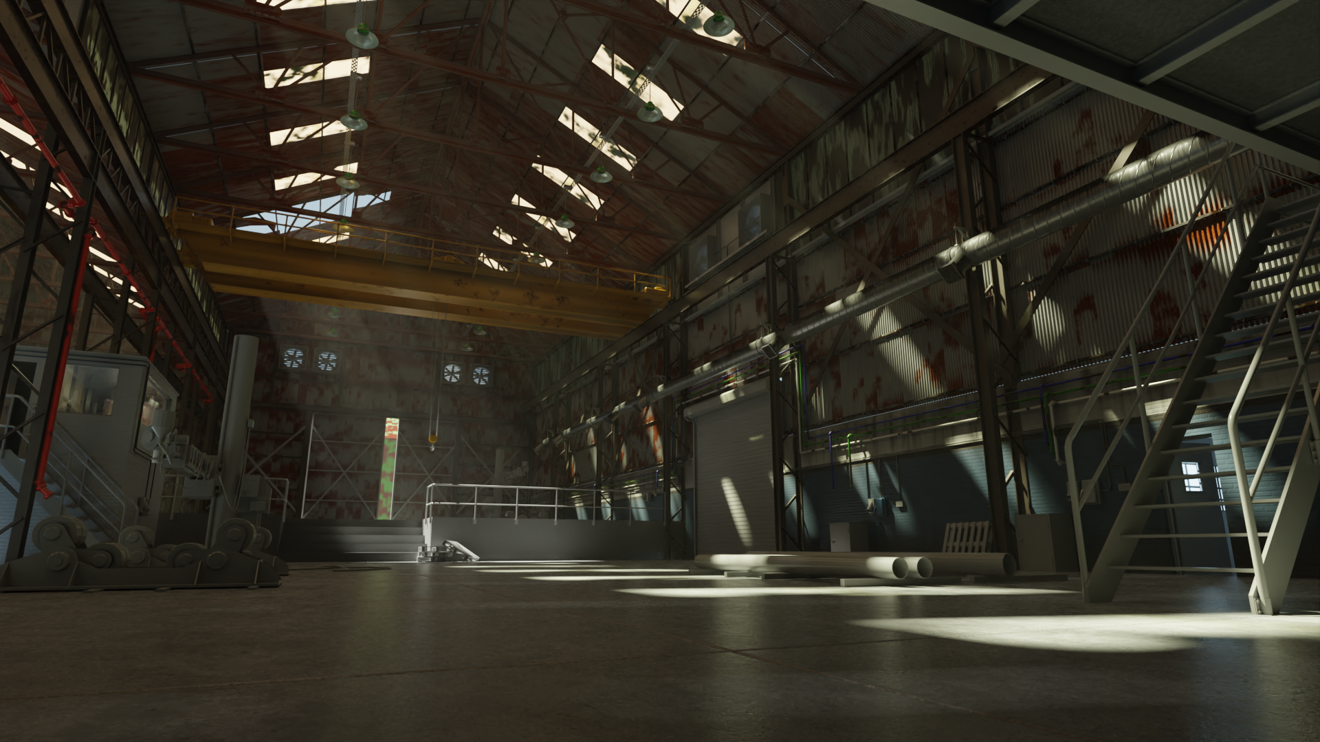 Collapsing factory - Works in Progress - Blender Artists Community