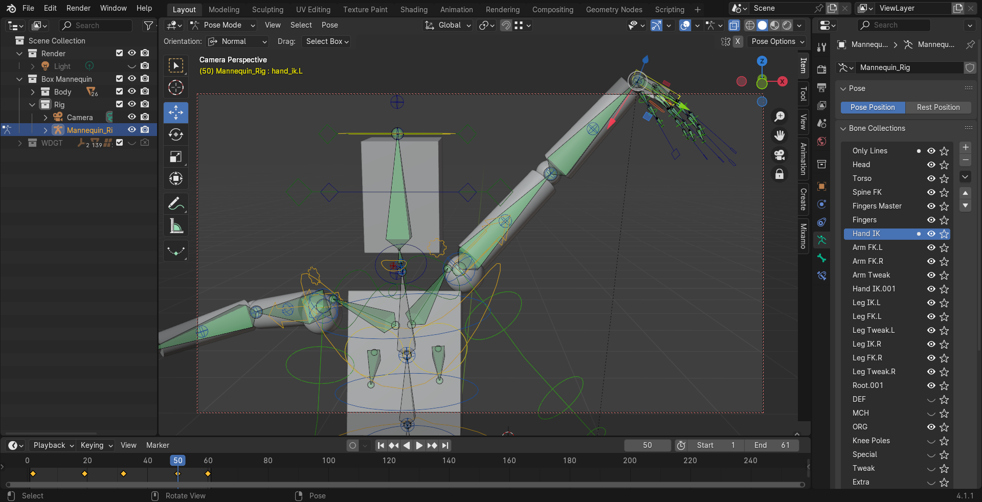 Mannequin Rig How to Make Rigid Limbs Rotate Around Pivot Spheres (Using a Rigged ...