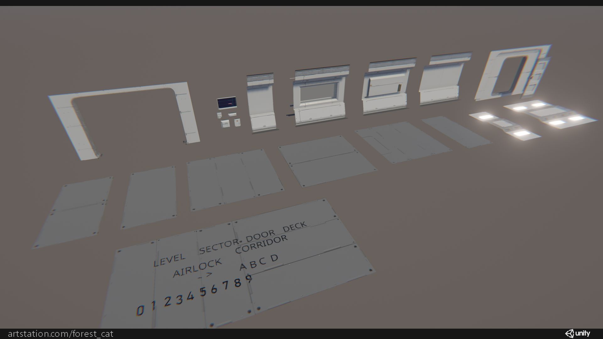 [Unity] Modular Sci Fi Corridor 1 - Finished Projects - Blender Artists ...