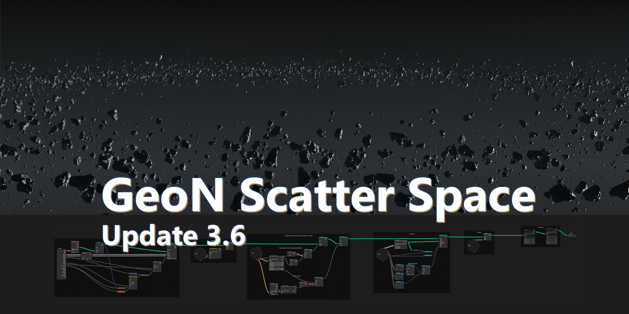 Geometry Nodes Scatter Space (3.6 and +) - Released Add-ons and ...