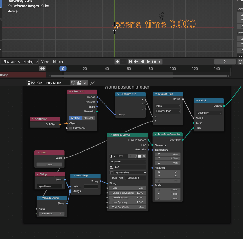 How to set-up a Trigger with Geometry Nodes? - Modeling - Blender ...