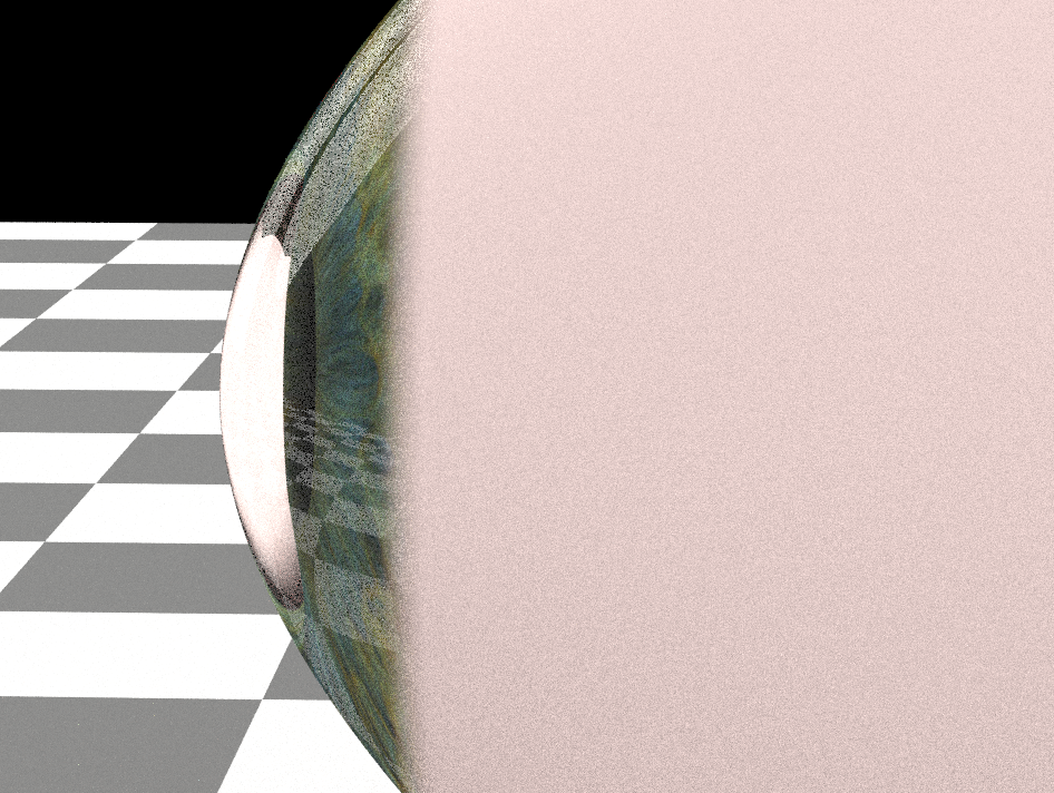 Rendered Preview Different from Final Render in Refractive Surface ...