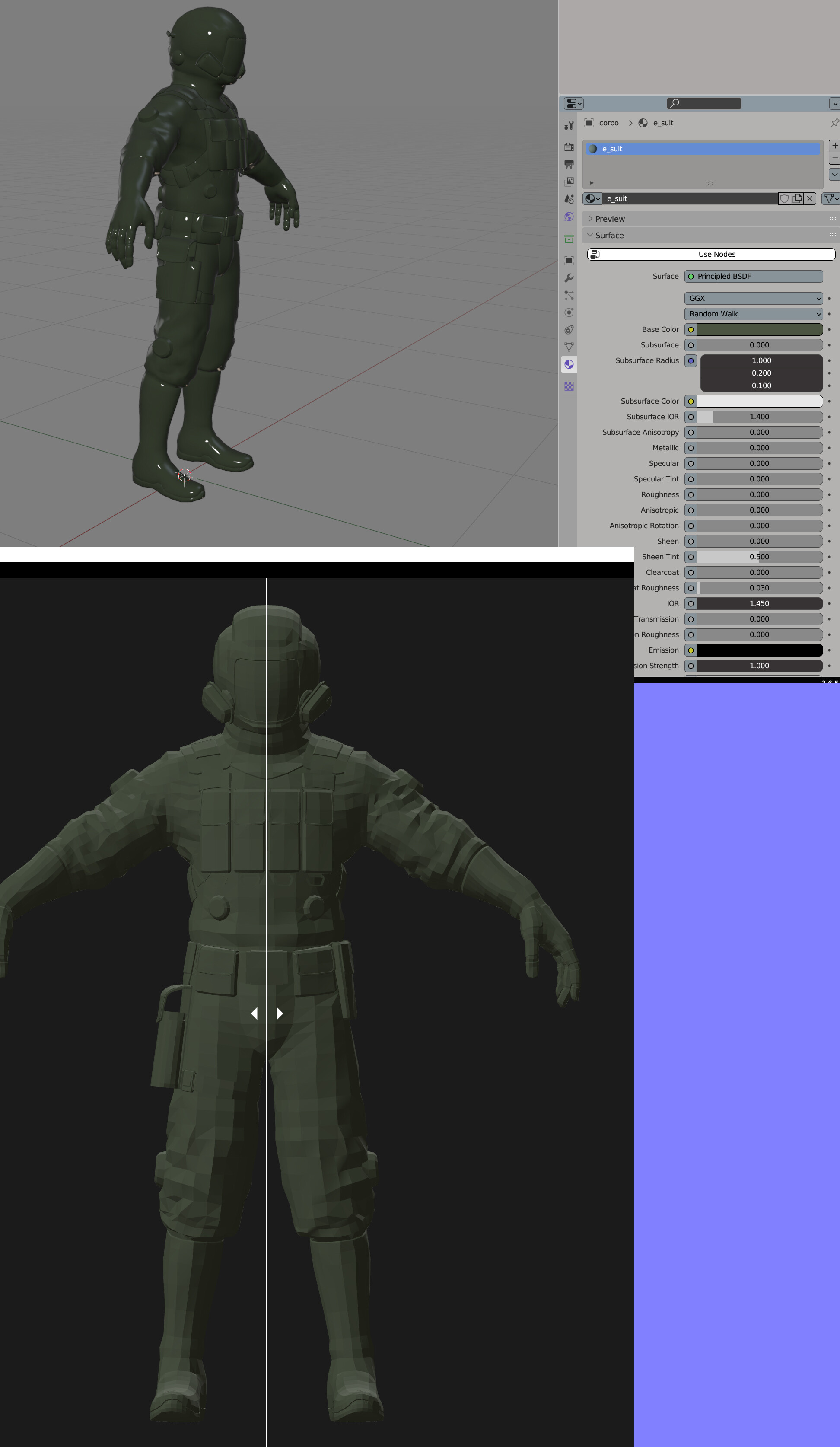 Fbx from blender doesn't look good once in accurig - Materials and