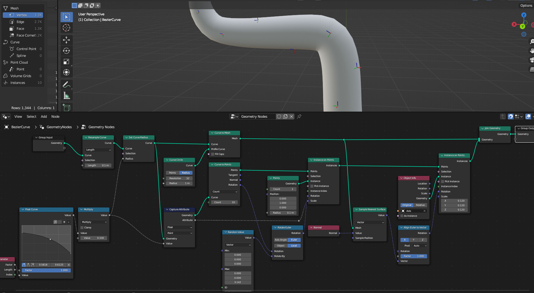 Geonodes. How to manipulate instances in this case? - Modeling ...