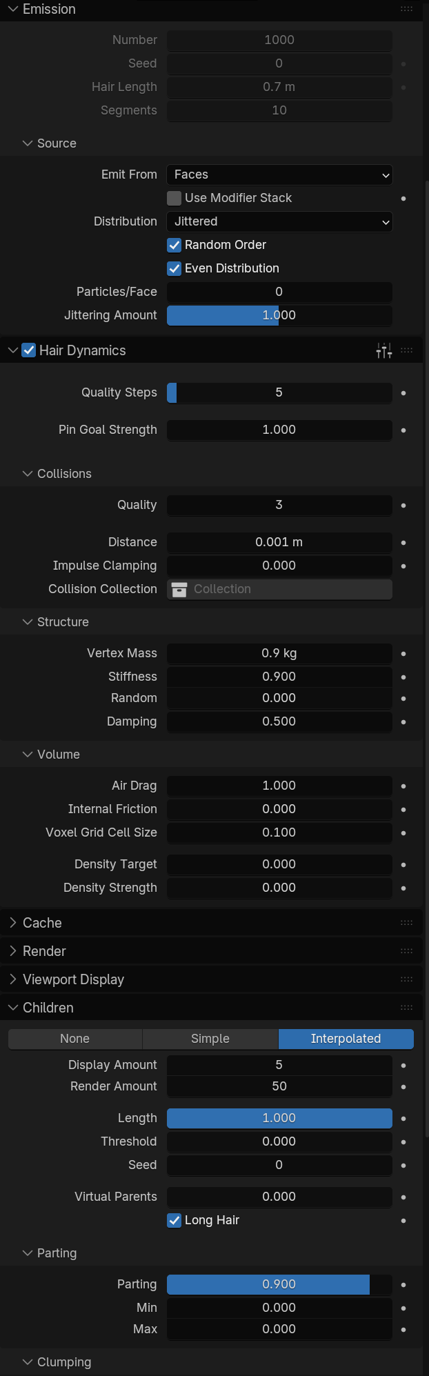 Hair Particles Physics Simulation - Particles and Physics Simulations ...