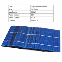 Solar Panel 156mm 12V 0.54W Polycrystalline Silicon DIY Cells Battery Charger