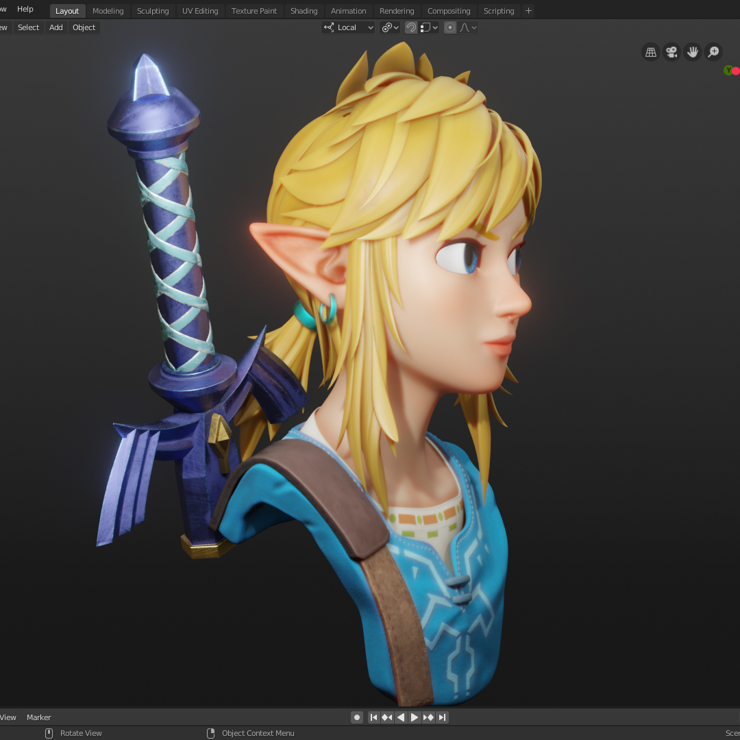Link - The Legend of Zelda Fanart - Finished Projects - Blender
