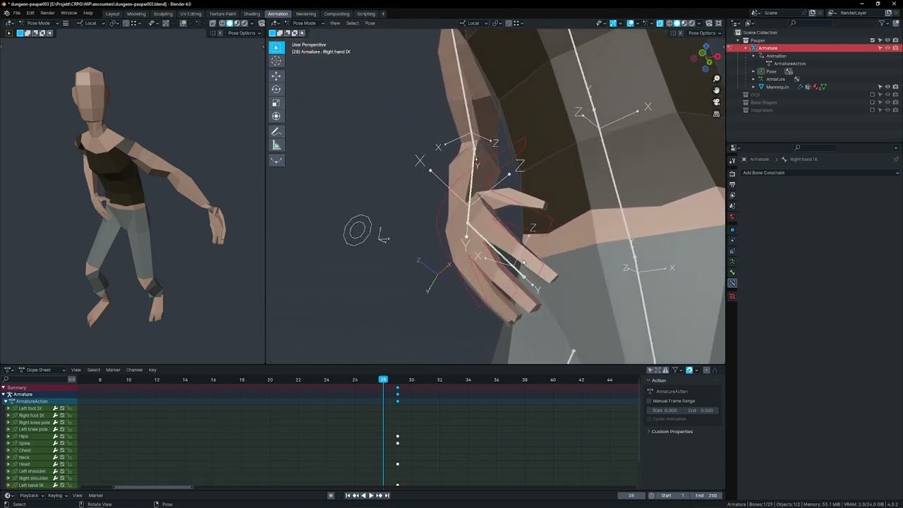 Bone copy rotation glitch - Animation and Rigging - Blender Artists ...