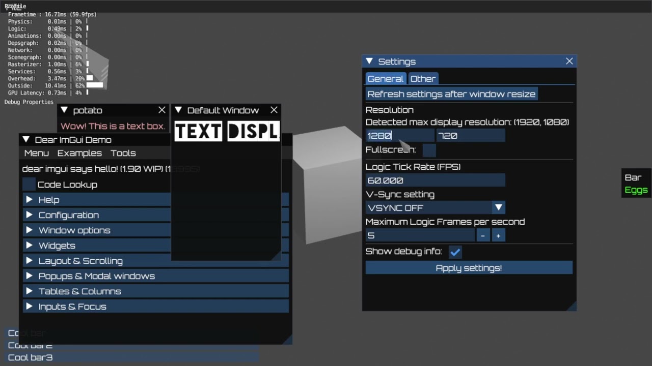 Dear Imgui / Imgui Bundle UI integration for UPBGE and RanGE! - Game ...