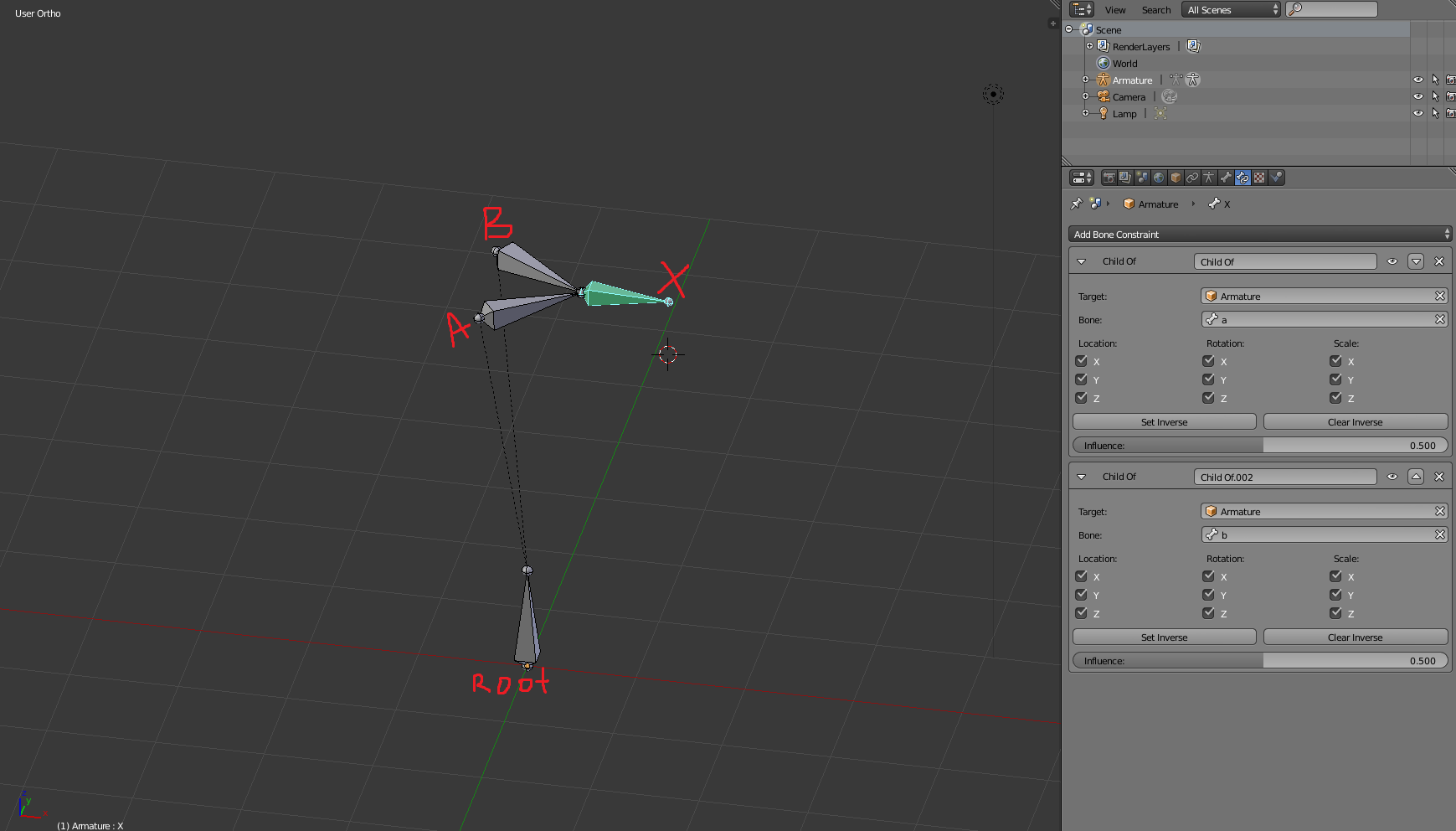 Some trouble with "Child Of" constraint Animation and Rigging - Blender Artists Community
