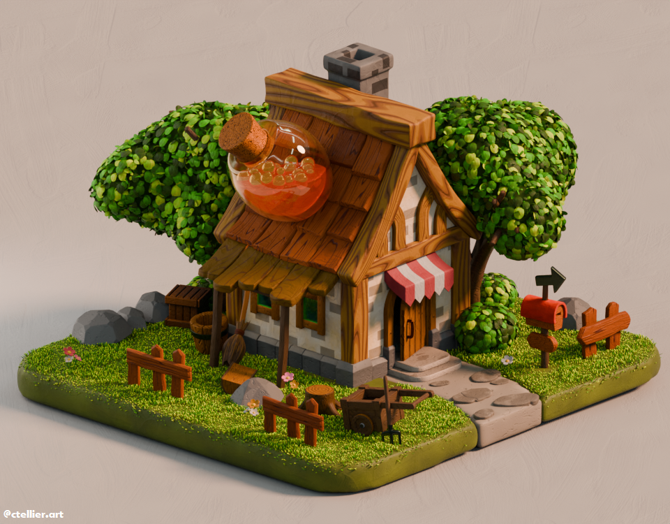 Cozy Winter - Finished Projects - Blender Artists Community