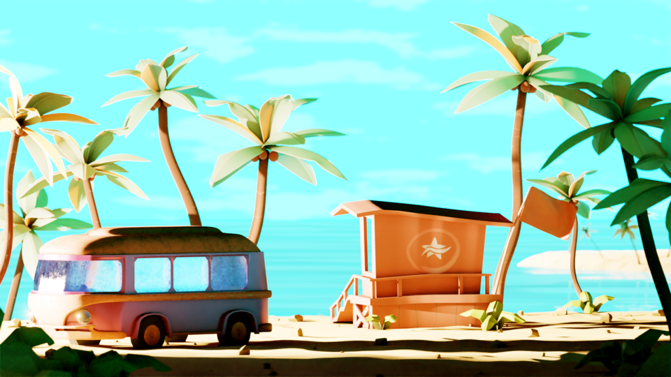 Sunny beach - Finished Projects - Blender Artists Community