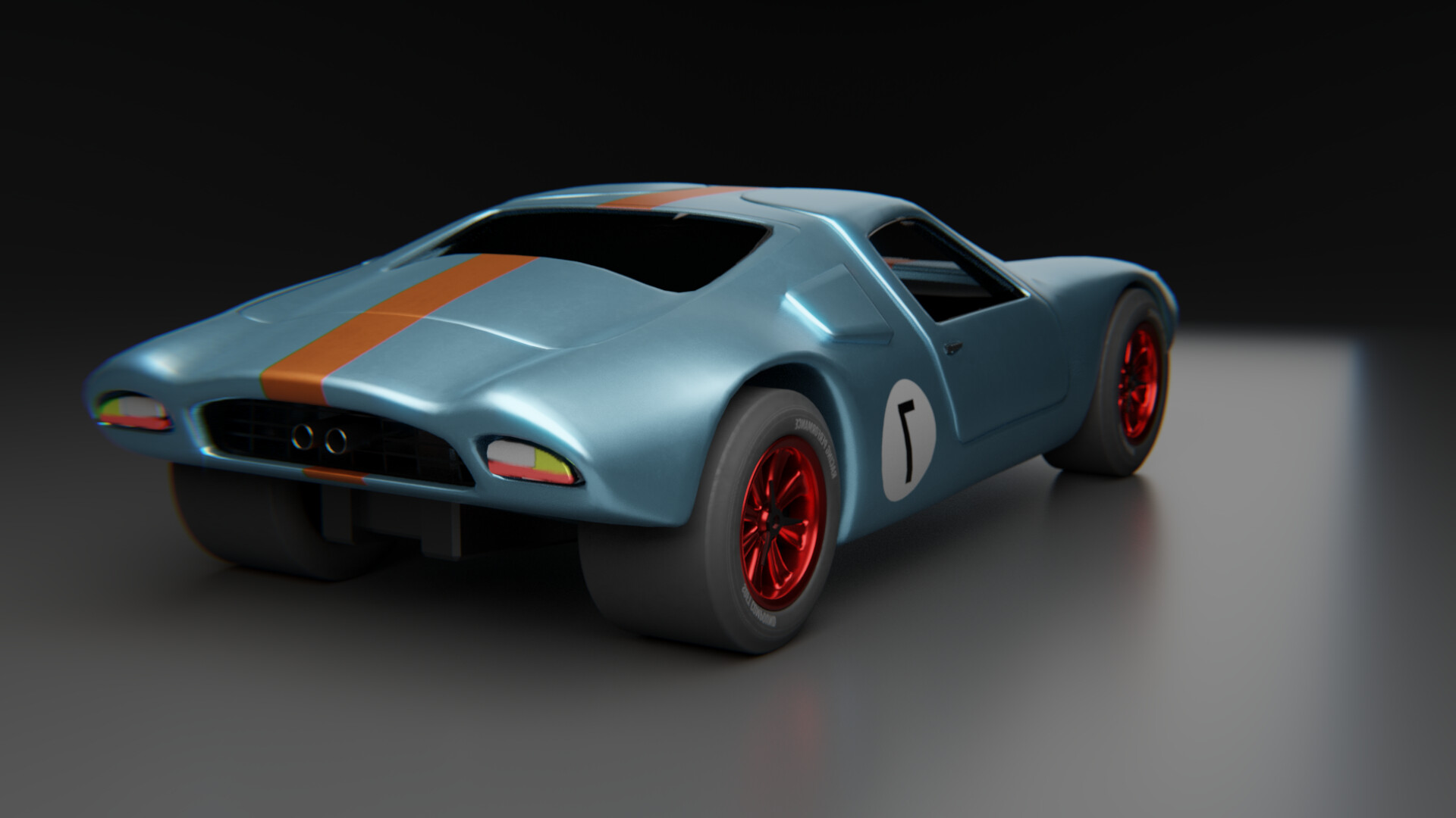 Classic racer - game ready car model - Finished Projects - Blender ...