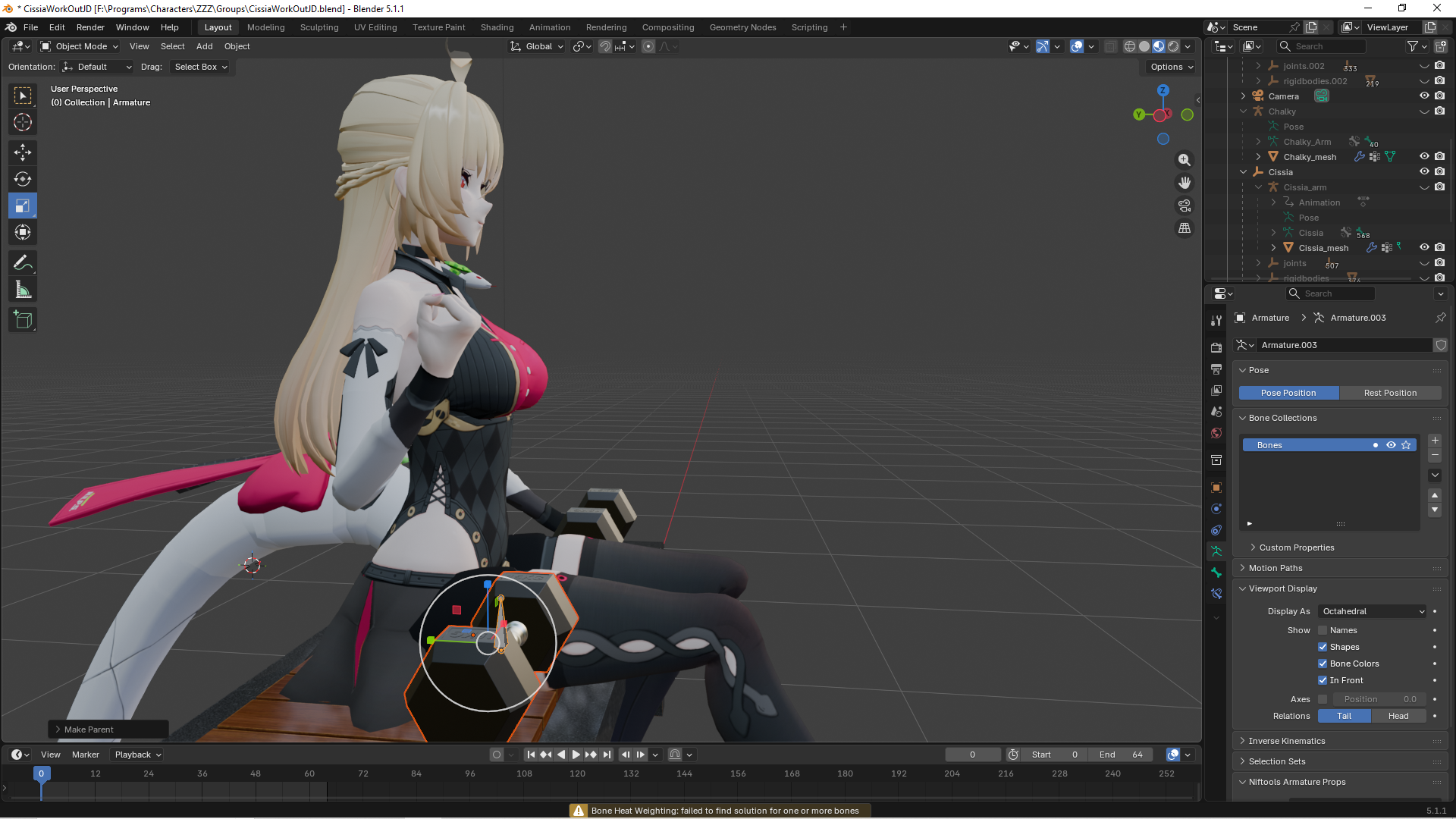 Armature Weighting problems in Blender 5.1 - Animation and Rigging ...