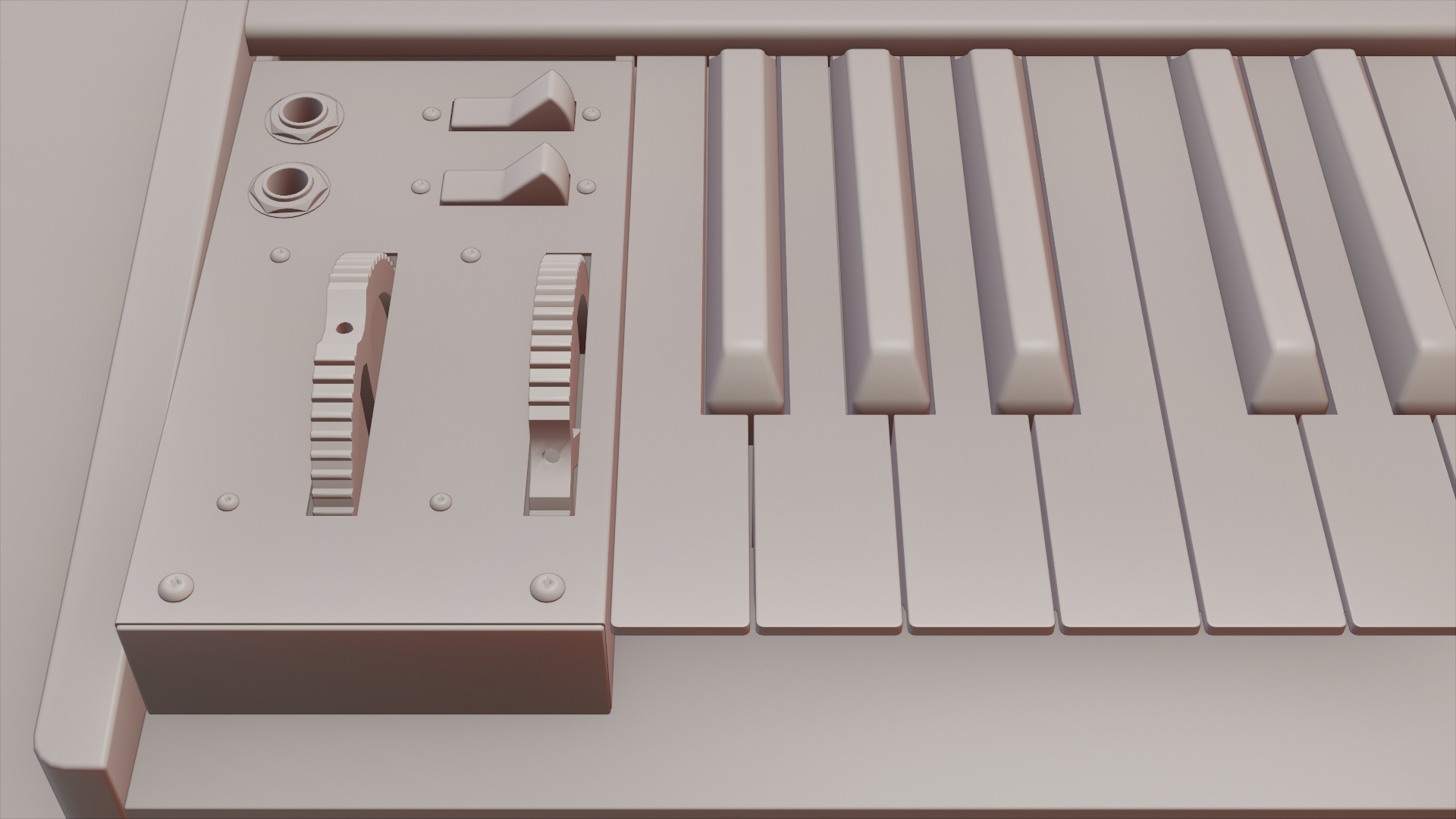 MiniMoog synthesizer - Finished Projects - Blender Artists Community