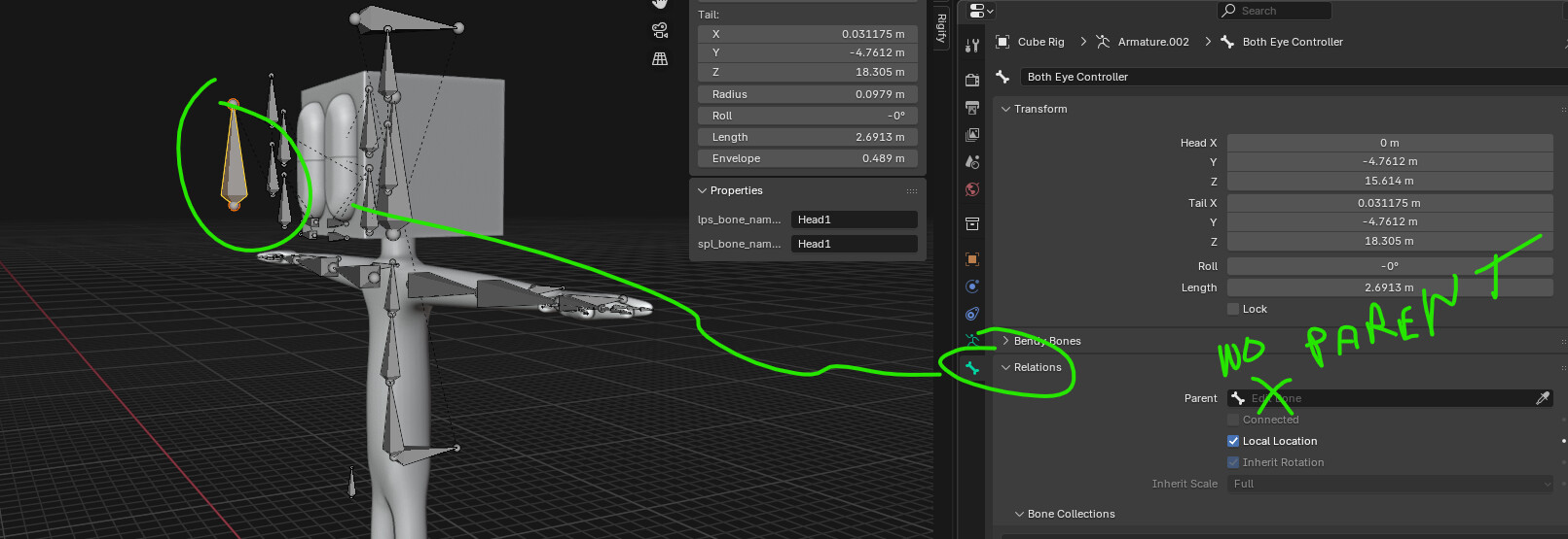 How to I make a part switcher for my Guy's Eyes? - Modeling - Blender ...