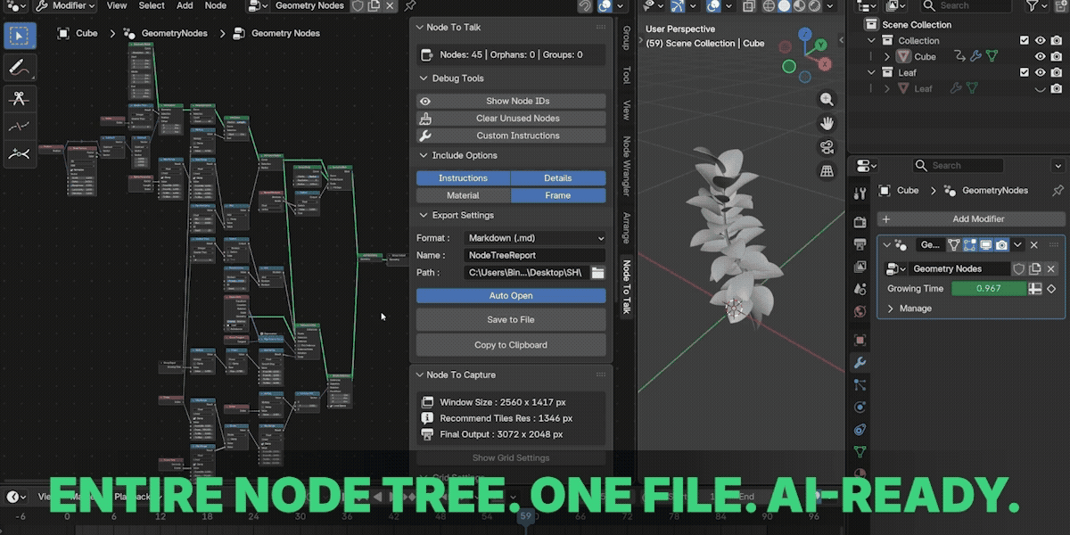 Node To Talk — Let AI actually read your node tree - Released Scripts ...