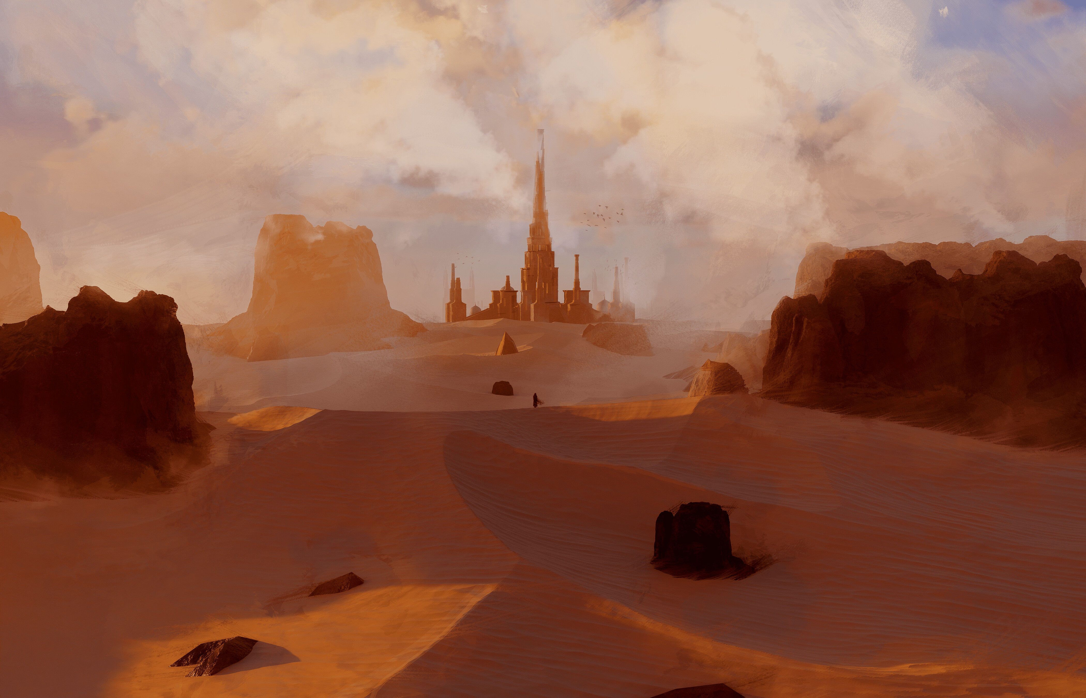 Fantasy desert art