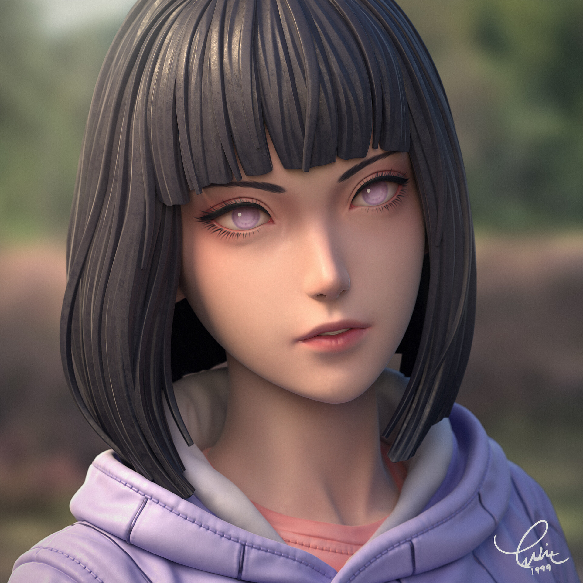 Hinata Uzumaki - Finished Projects - Blender Artists Community