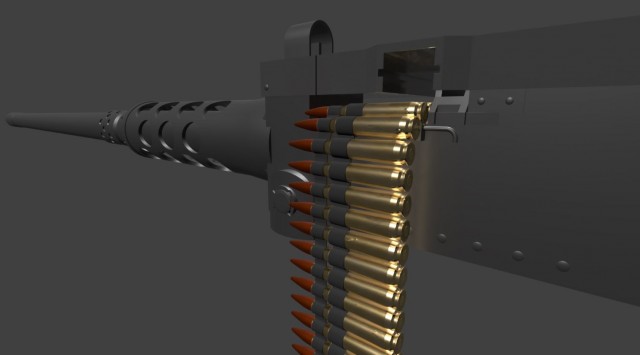 M2 Browning 50. heavy machinegun - Works in Progress - Blender Artists ...