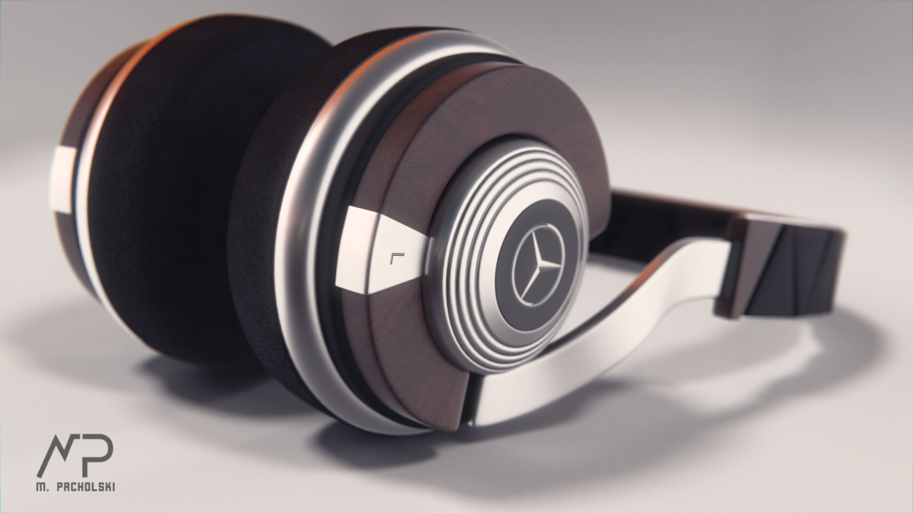 Mercedes Headphones Concept Finished Projects Blender Artists