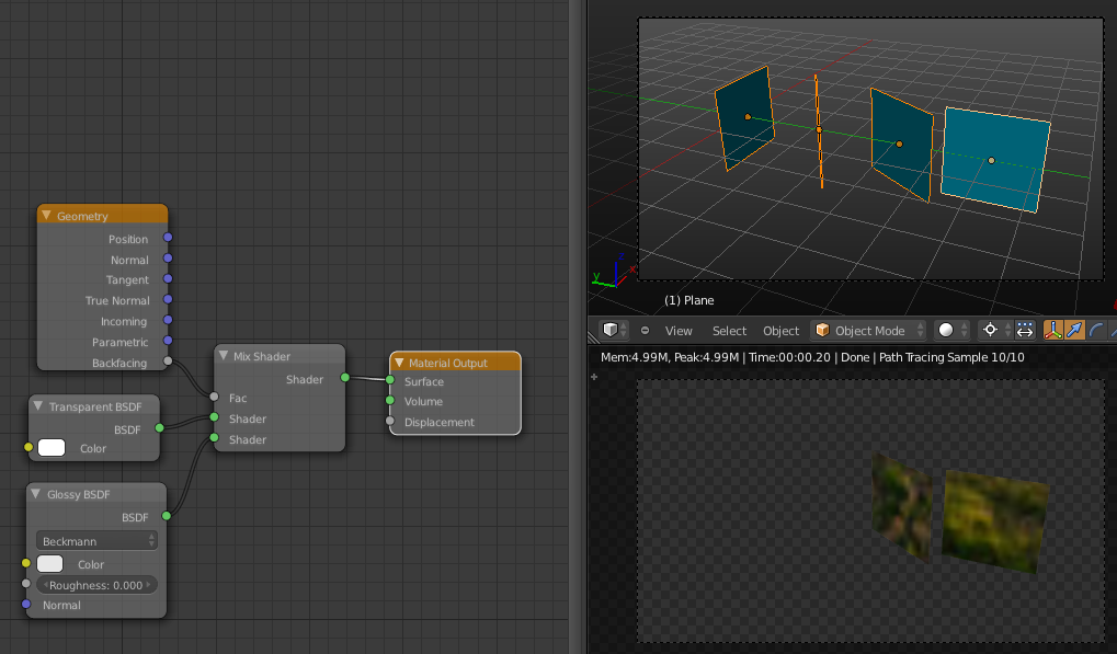 Apply material on one side of Polygon - Materials and Textures ...