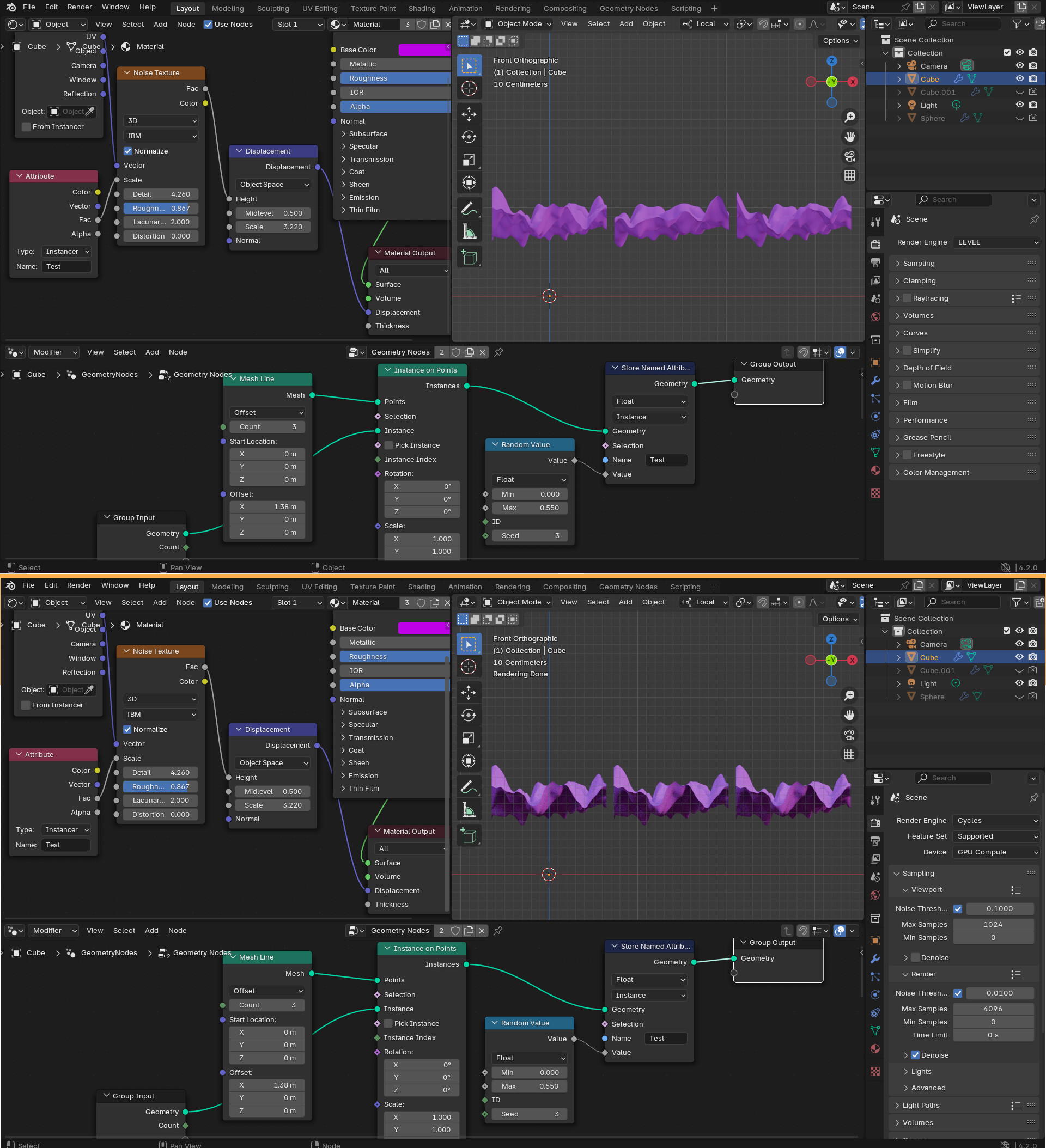 EEVEE and Cycles Render Previews show different behavior for ...
