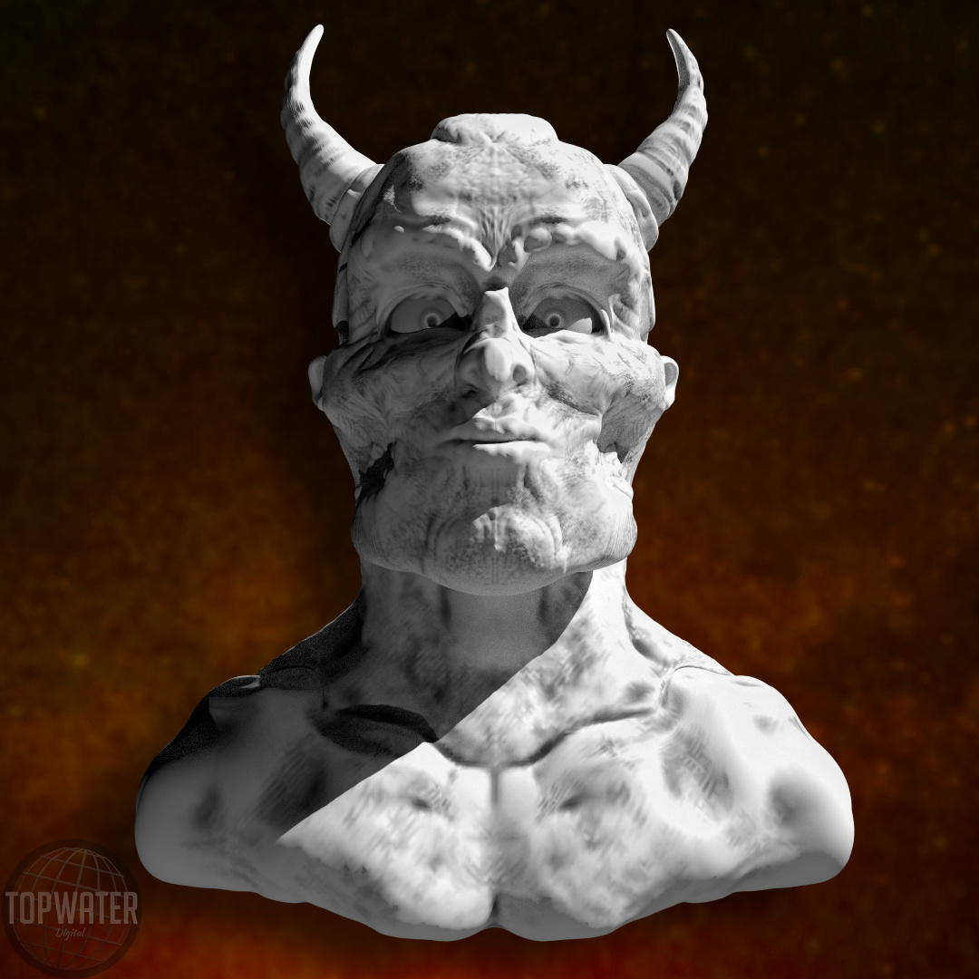 My First Advanced Sculpt: Hell Spawn - Finished Projects - Blender ...