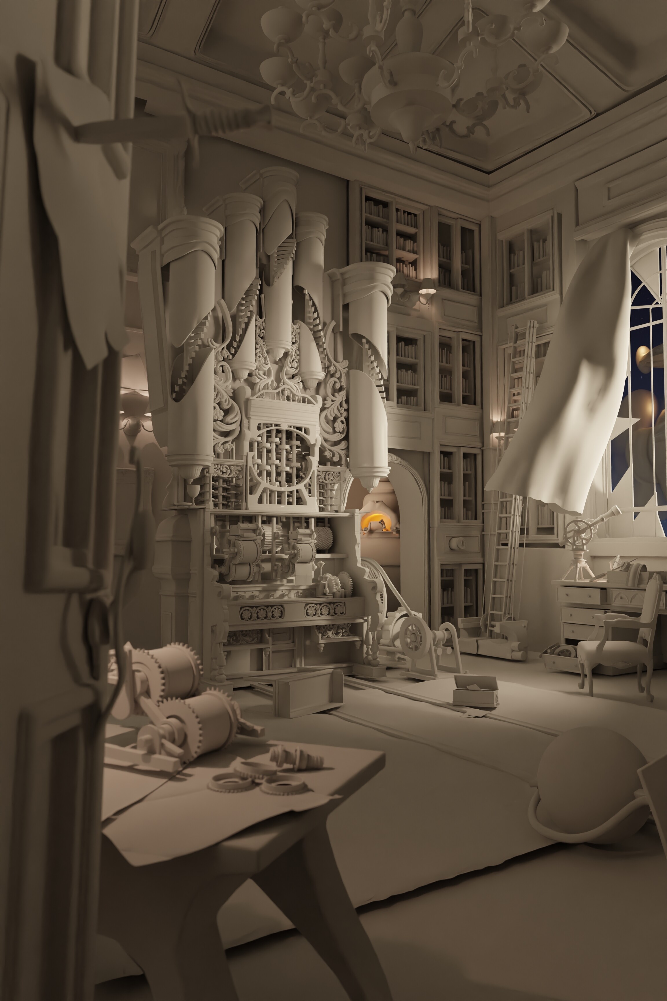 The Analytical Engine - Finished Projects - Blender Artists Community