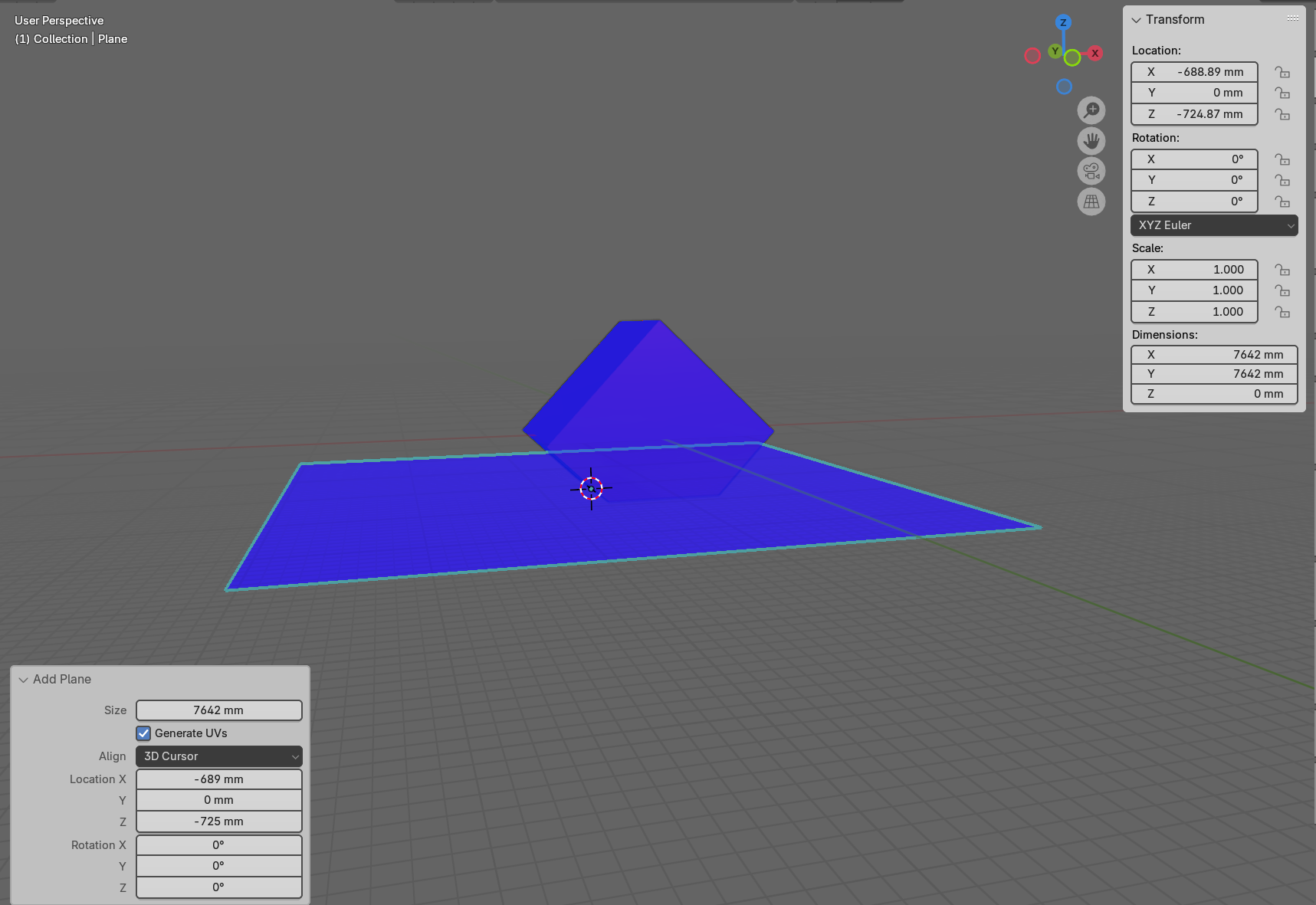 How to rotate an object so that one face is in the XY plan? - Modeling ...