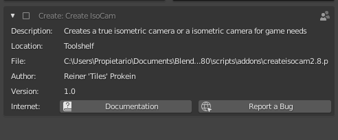 Problem Createisocam add on - Basics & Interface - Blender Artists Community