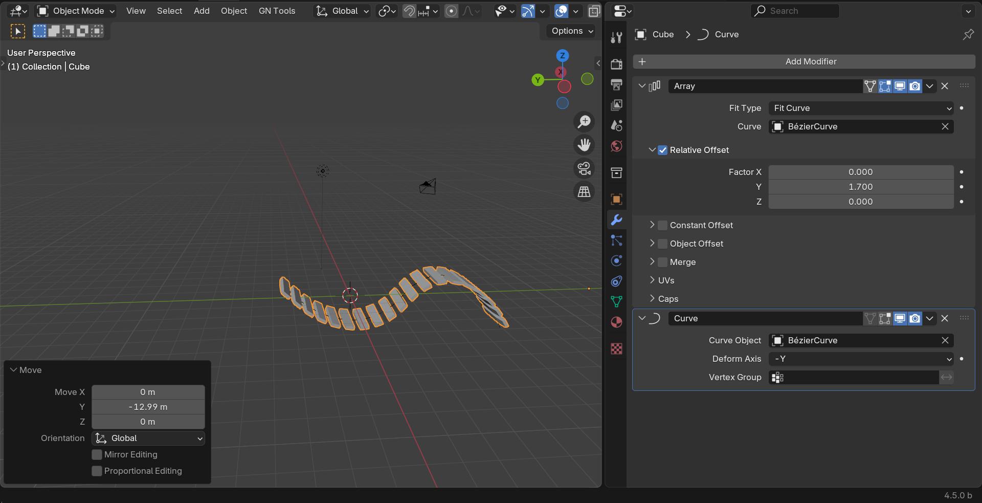 Why isn't my curve modifier working? - Modeling - Blender Artists Community